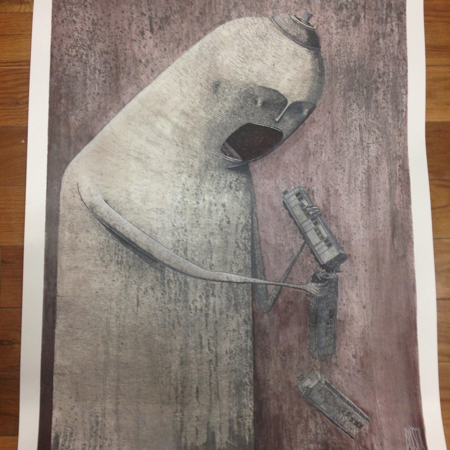 Bisser "Hunger" Hand-Finished