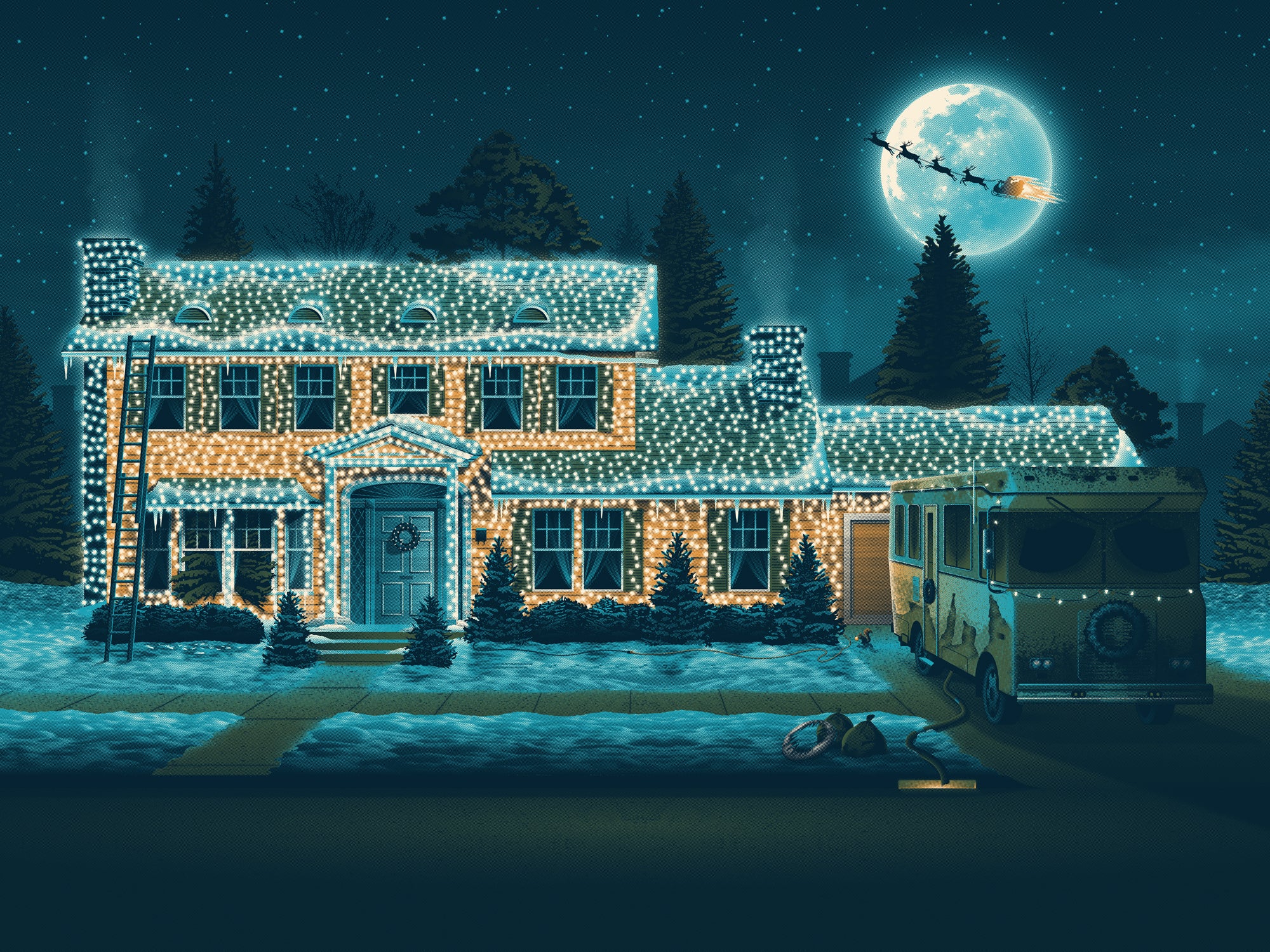 DKNG "National Lampoon's Christmas Vacation" Art Print