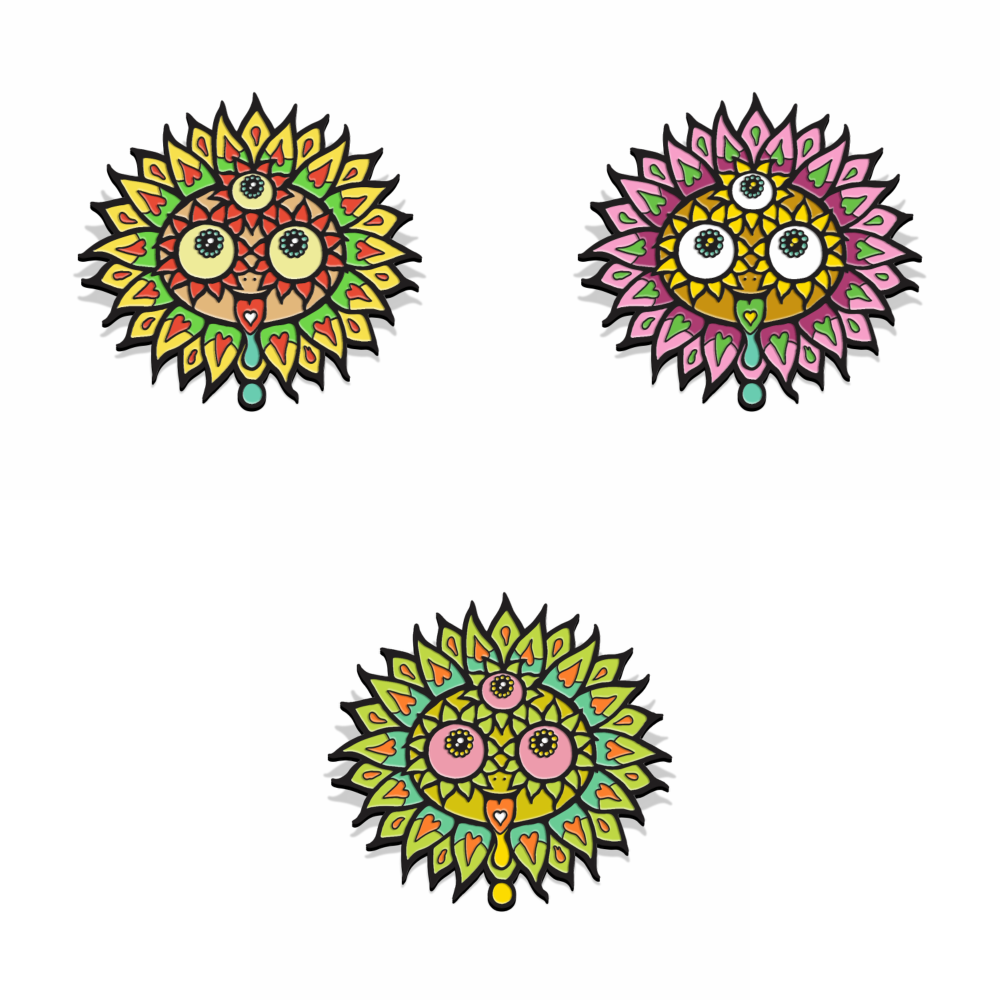 Marq Spusta "Bloomer" Enamel Pin Set