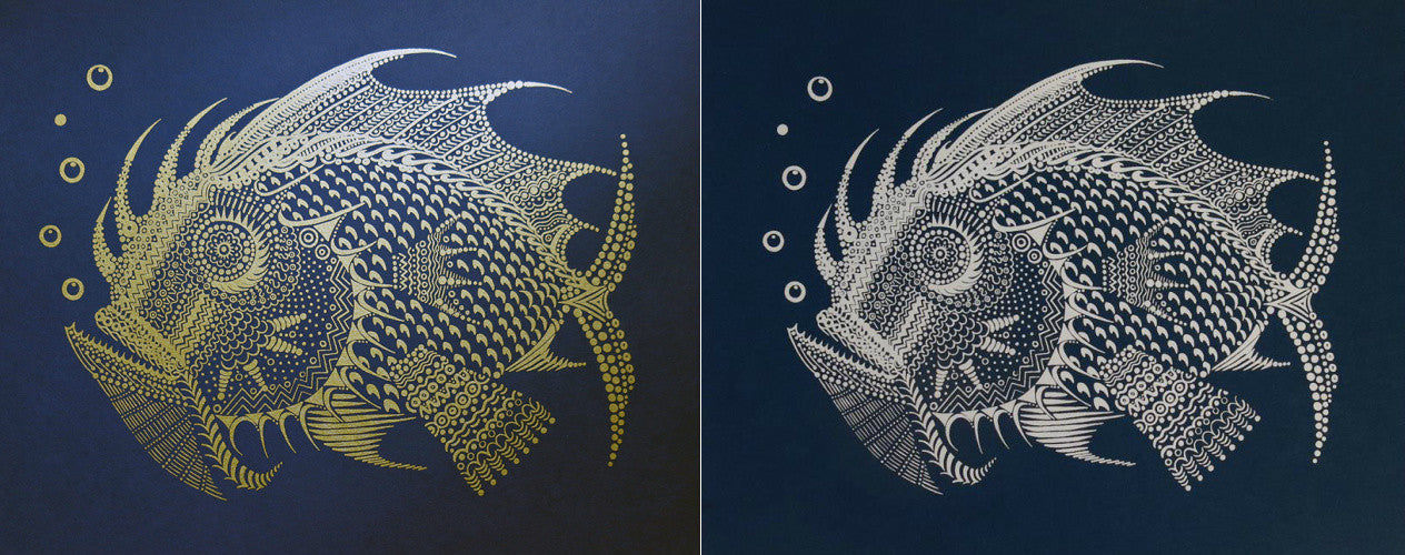 Anna Witt & David Welker "Gold Fish" & "Silver Fish" Set