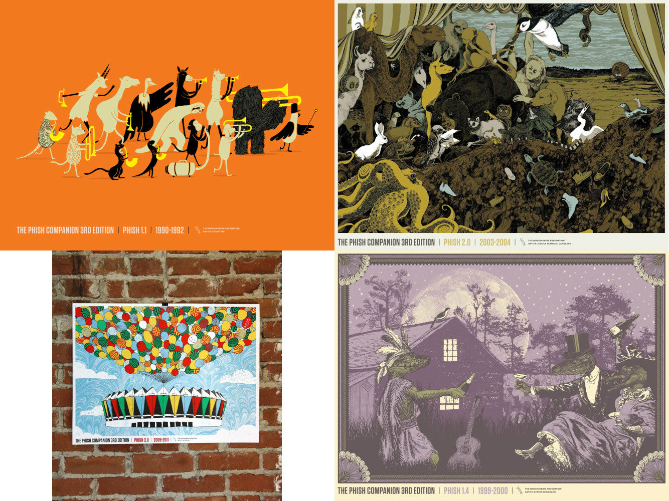 The Phish Companion - Third Edition - Set of 8 Prints