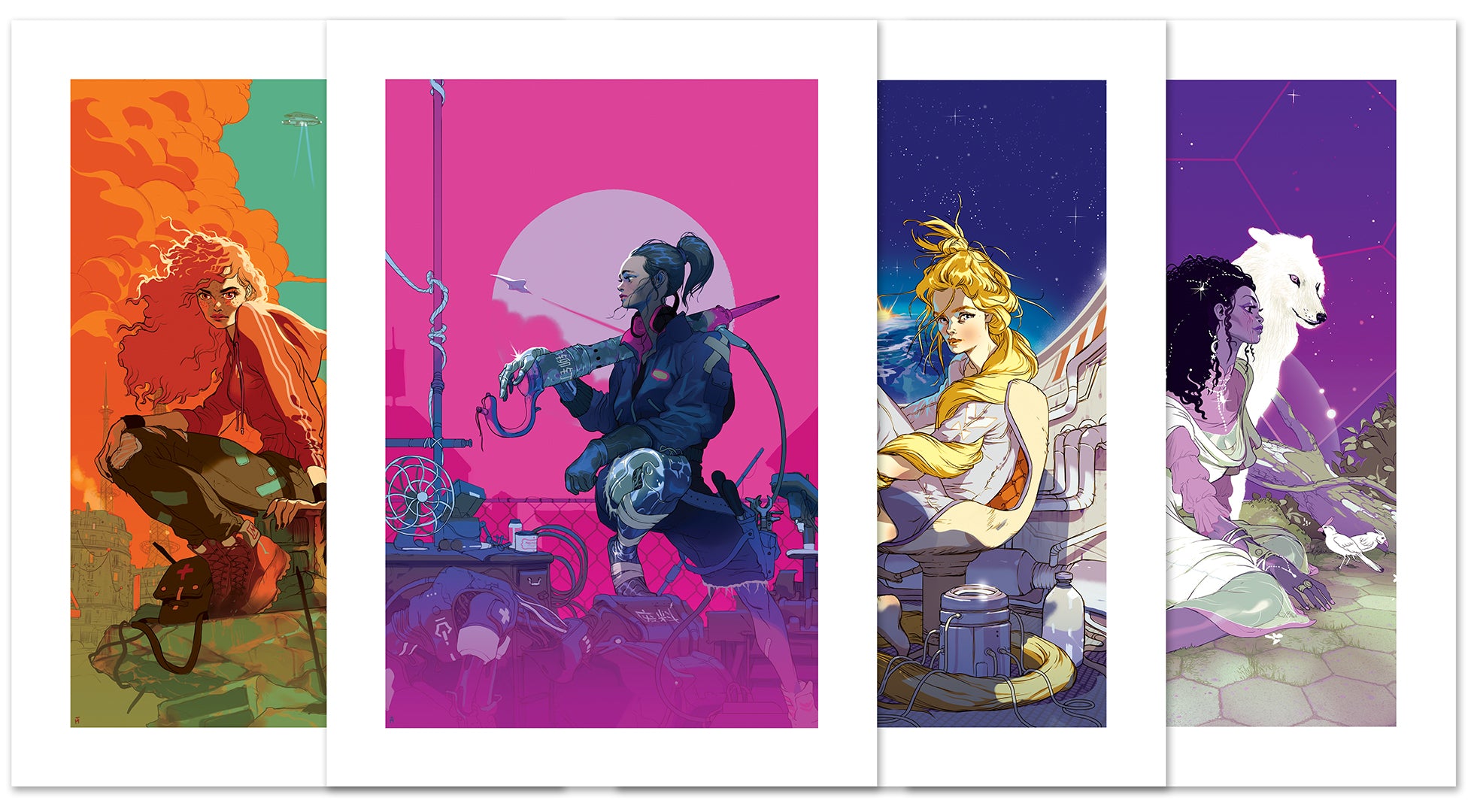 Tomer Hanuka "Cinder, Scarlet, Winter & Cress" SET