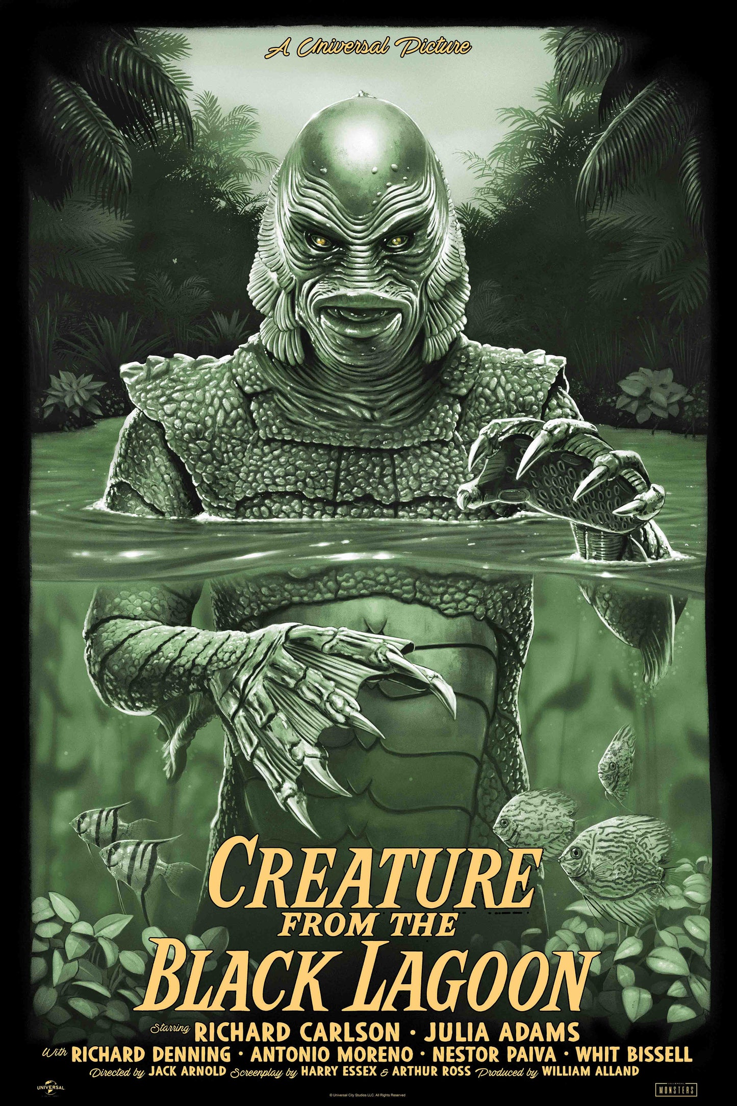 Tom Walker "Creature of the Black Lagoon" Gold Foil Variant