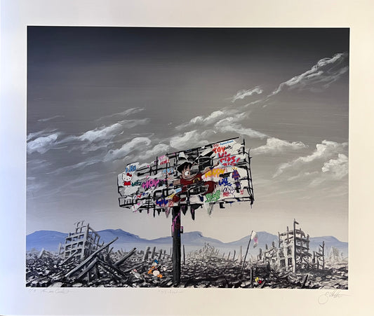 Ruined Signed - Dragon World - Jeff Gillette Hand Embellished