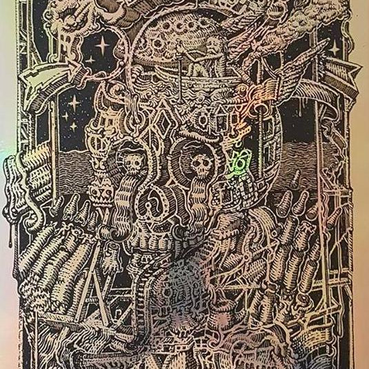 David Welker "Foo Fighters - Salt Lake City 12.12.17" Foil Variant