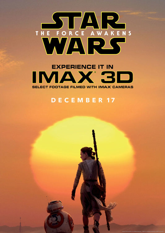 Star Wars: Official IMAX Bus Shelter Poster Raffle