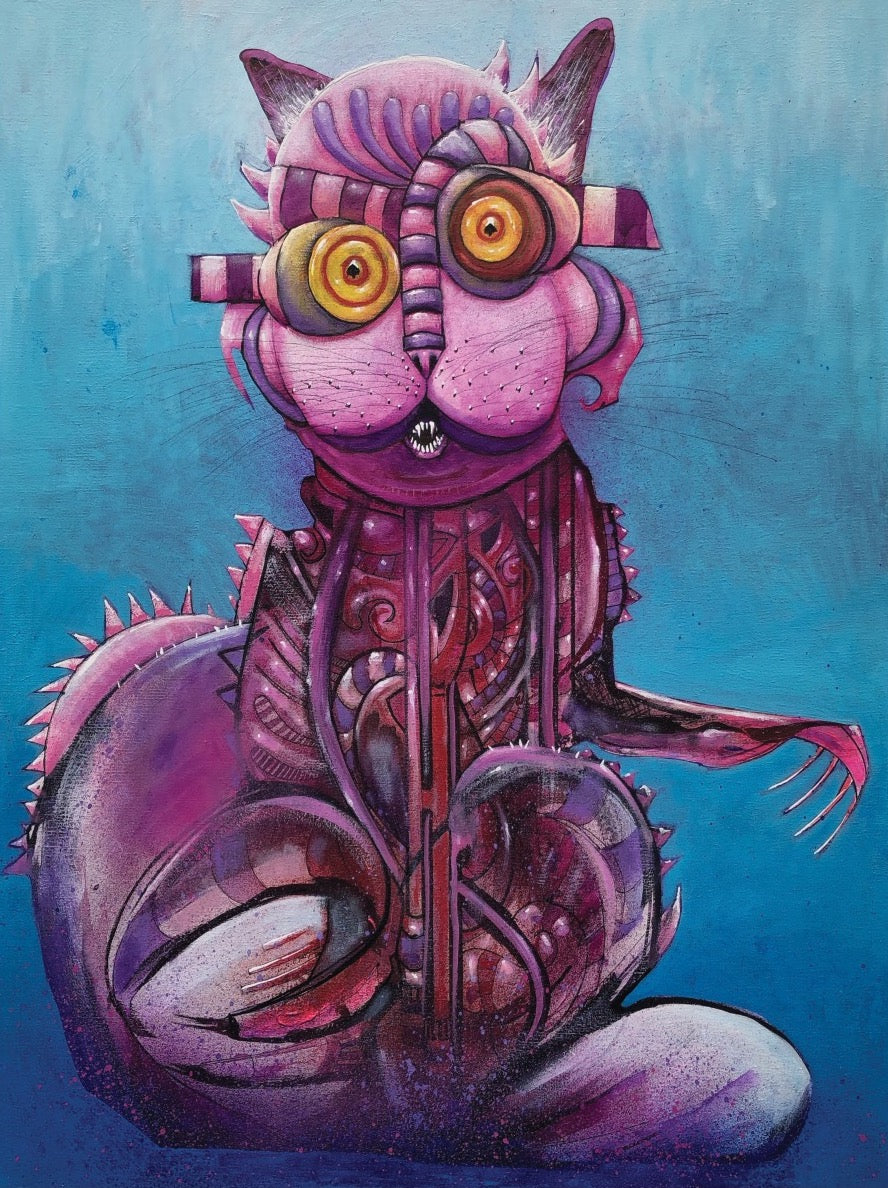 Joey Feldman "Fuchsia Cat" Foil Variant