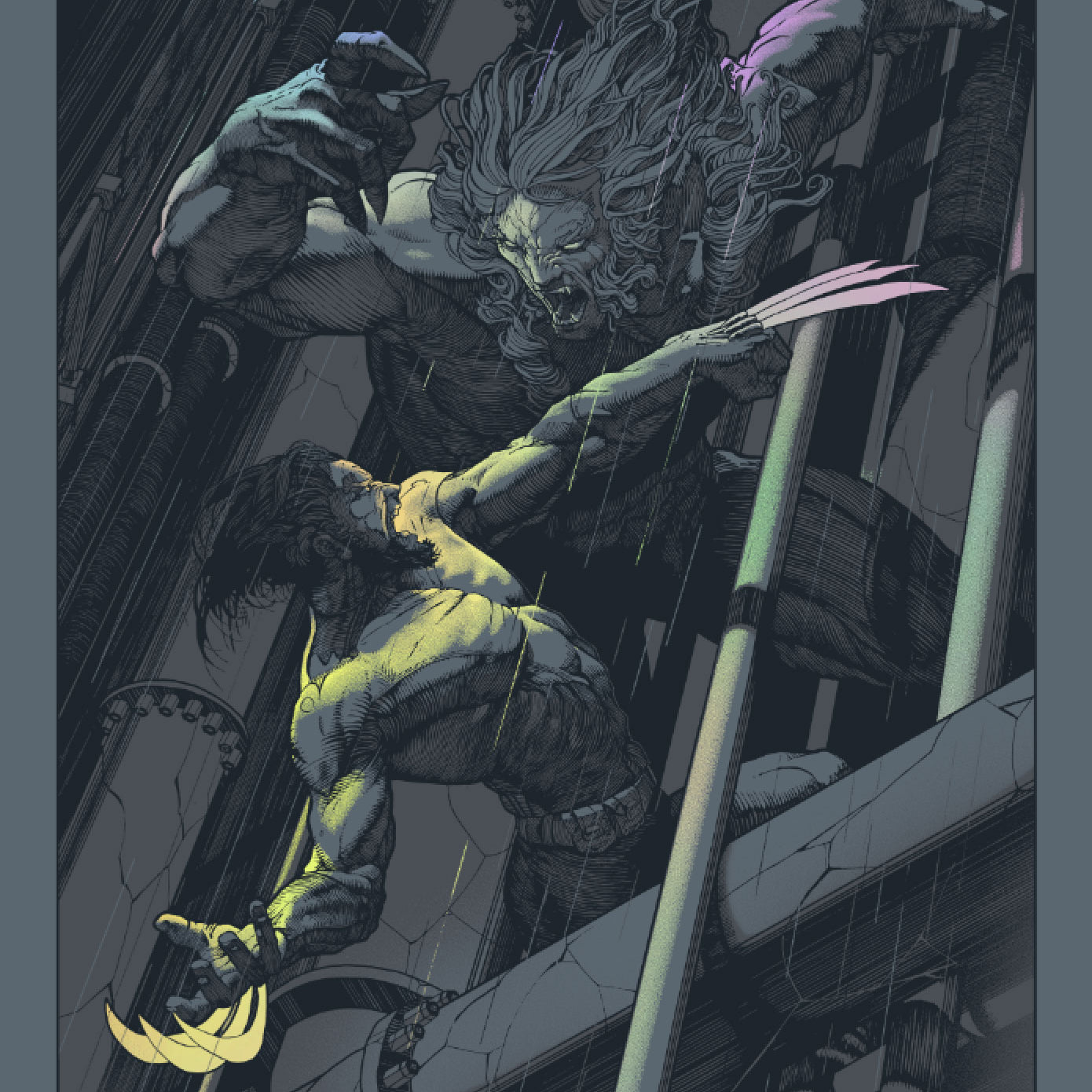 John Guydo "Wolverine vs. Sabretooth" Foil Variant