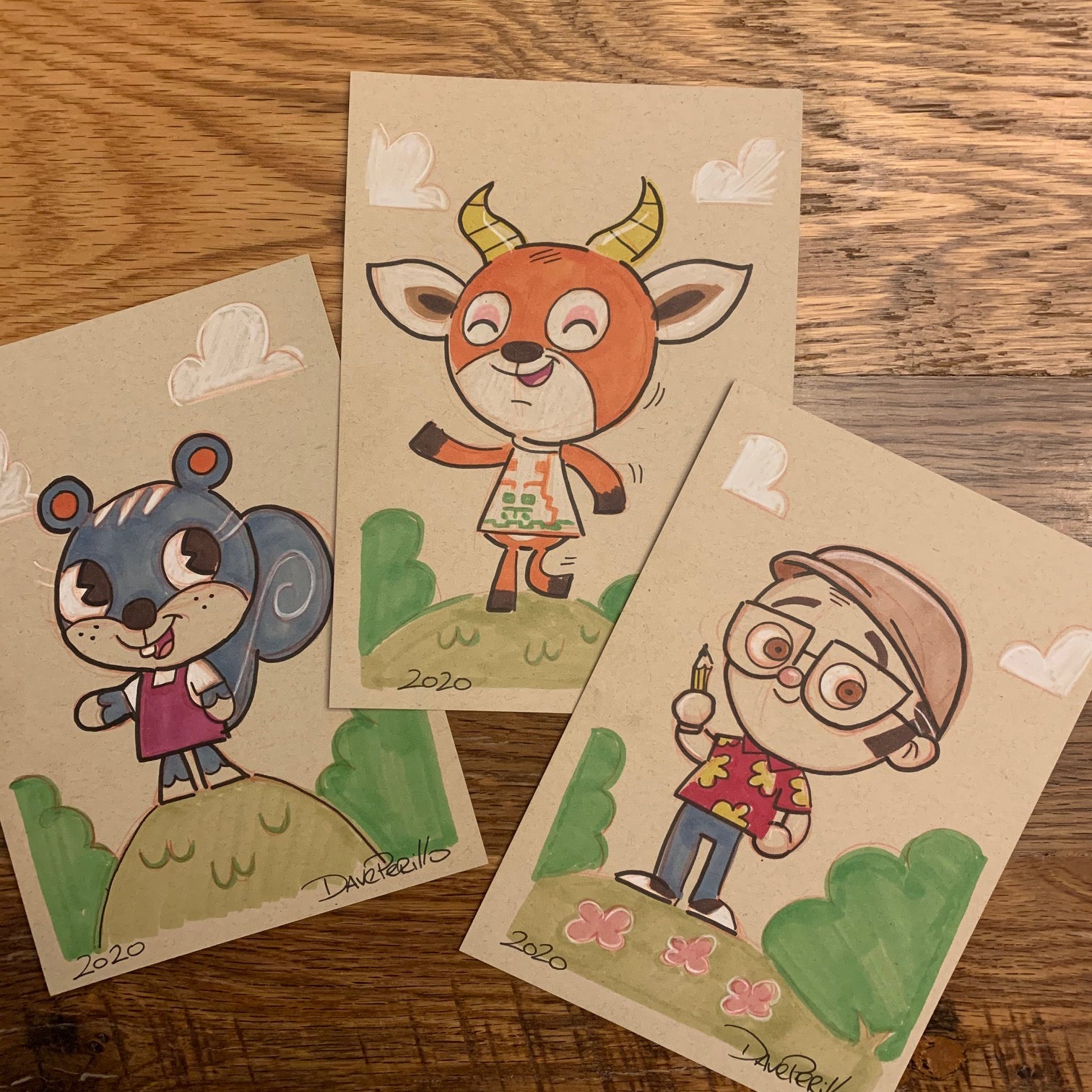 Dave Perillo - Animal Crossing - Sketch Commission