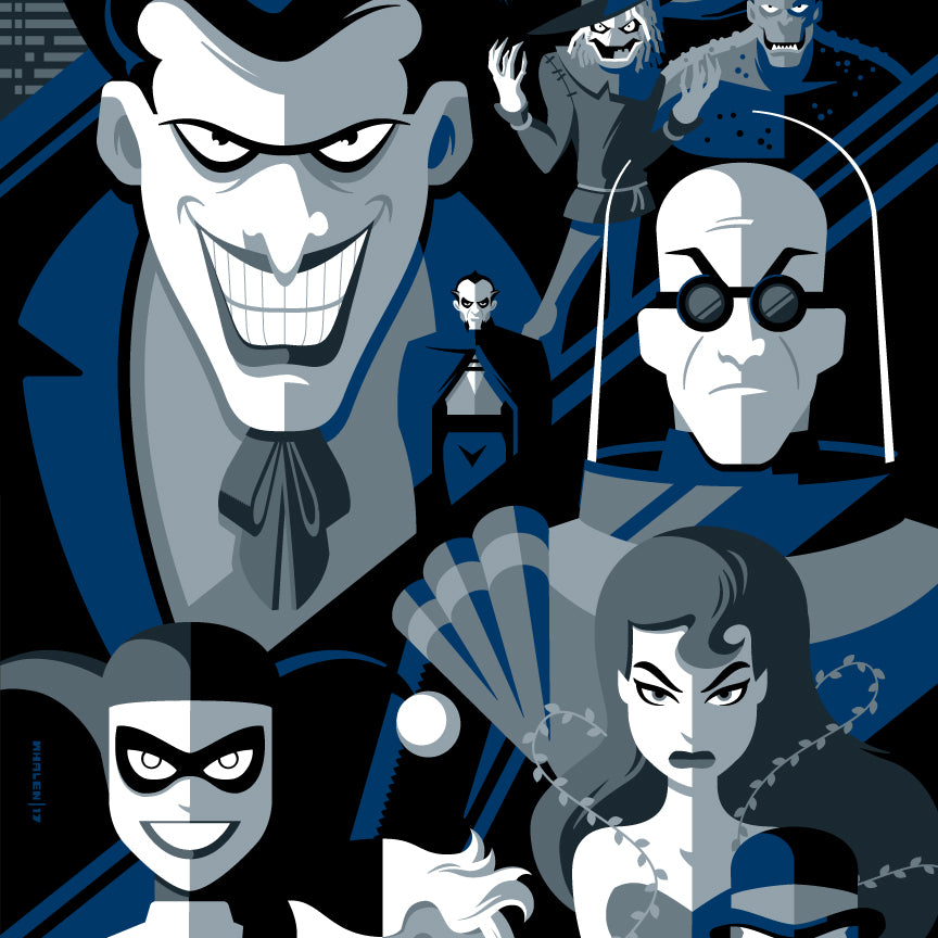 Tom Whalen "Batman: The Animated Series" Variant
