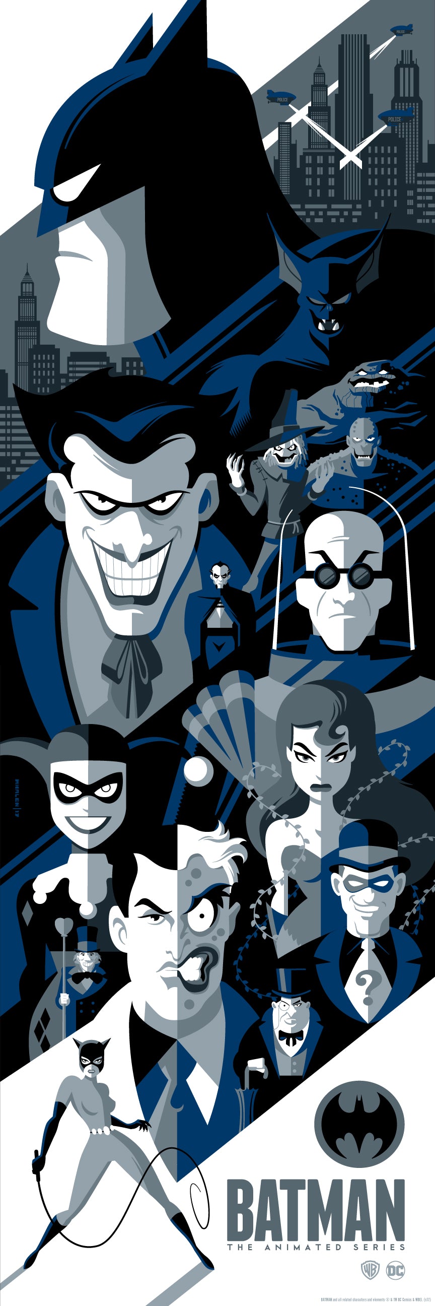 Tom Whalen "Batman: The Animated Series" Variant