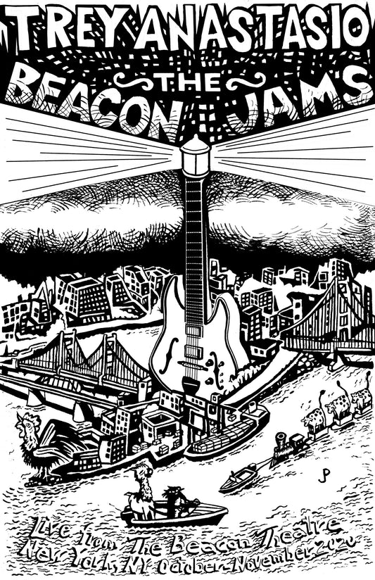 Jim Pollock "The Beacon Jams" Line Art Edition