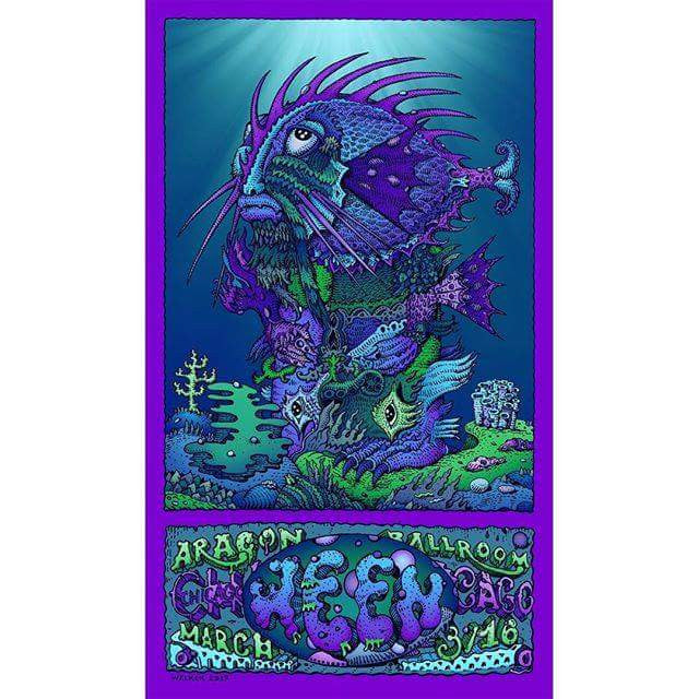 David Welker "WEEN - Aragon Ballroom 3/16/17"