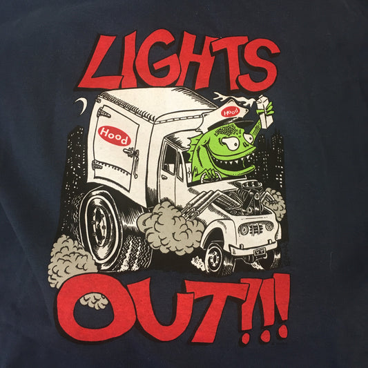 T-Shirt: Dark Blue Lights Out Phish '96 tour