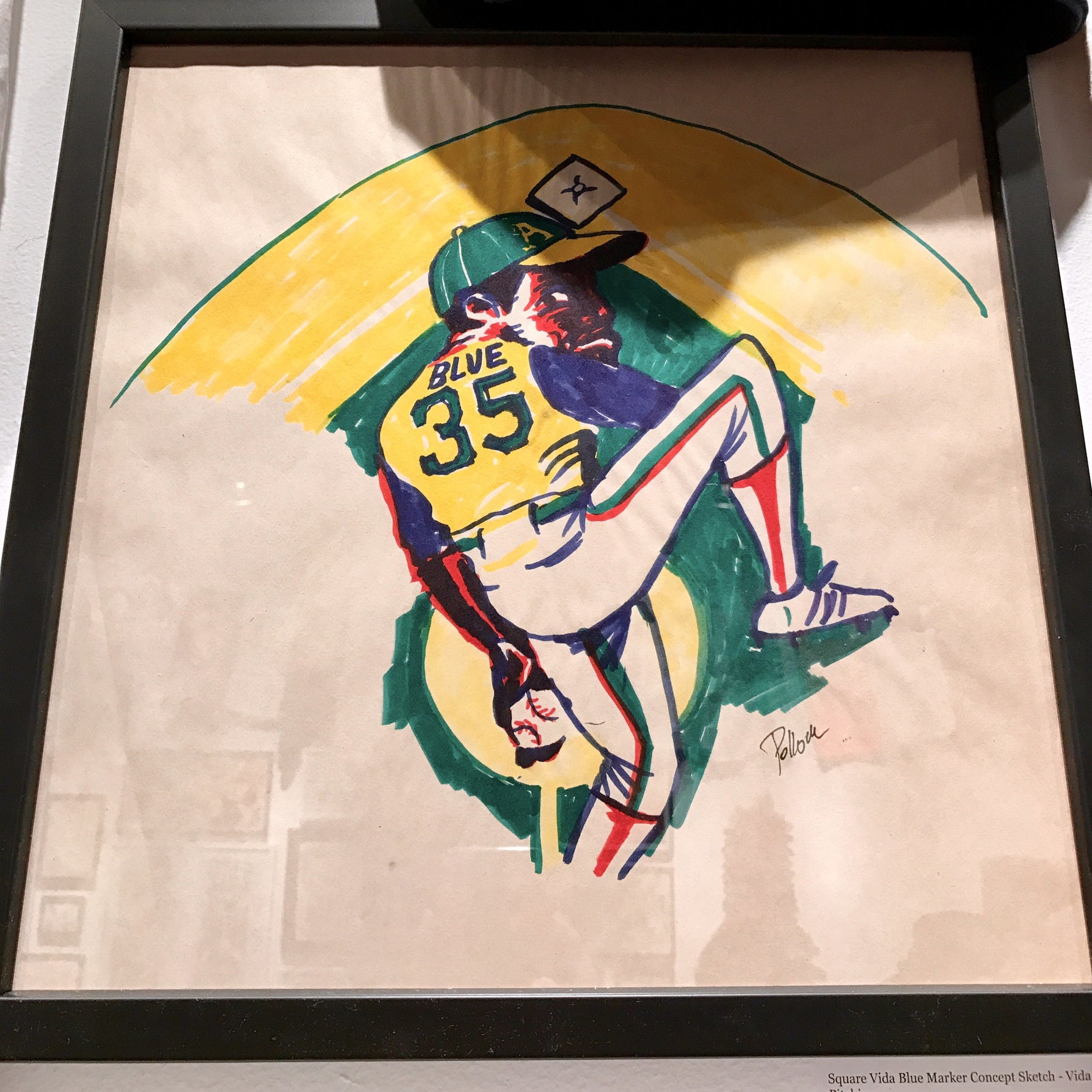 Vida Blue OG Marker Concept Sketch - Vida Pitching square