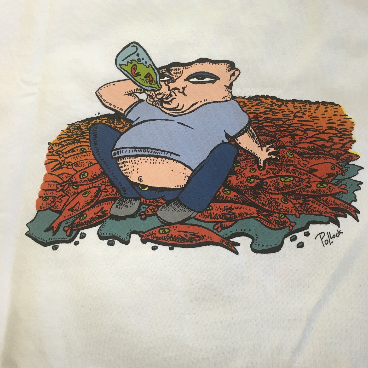 T-Shirt: White Drunk Phish - XL