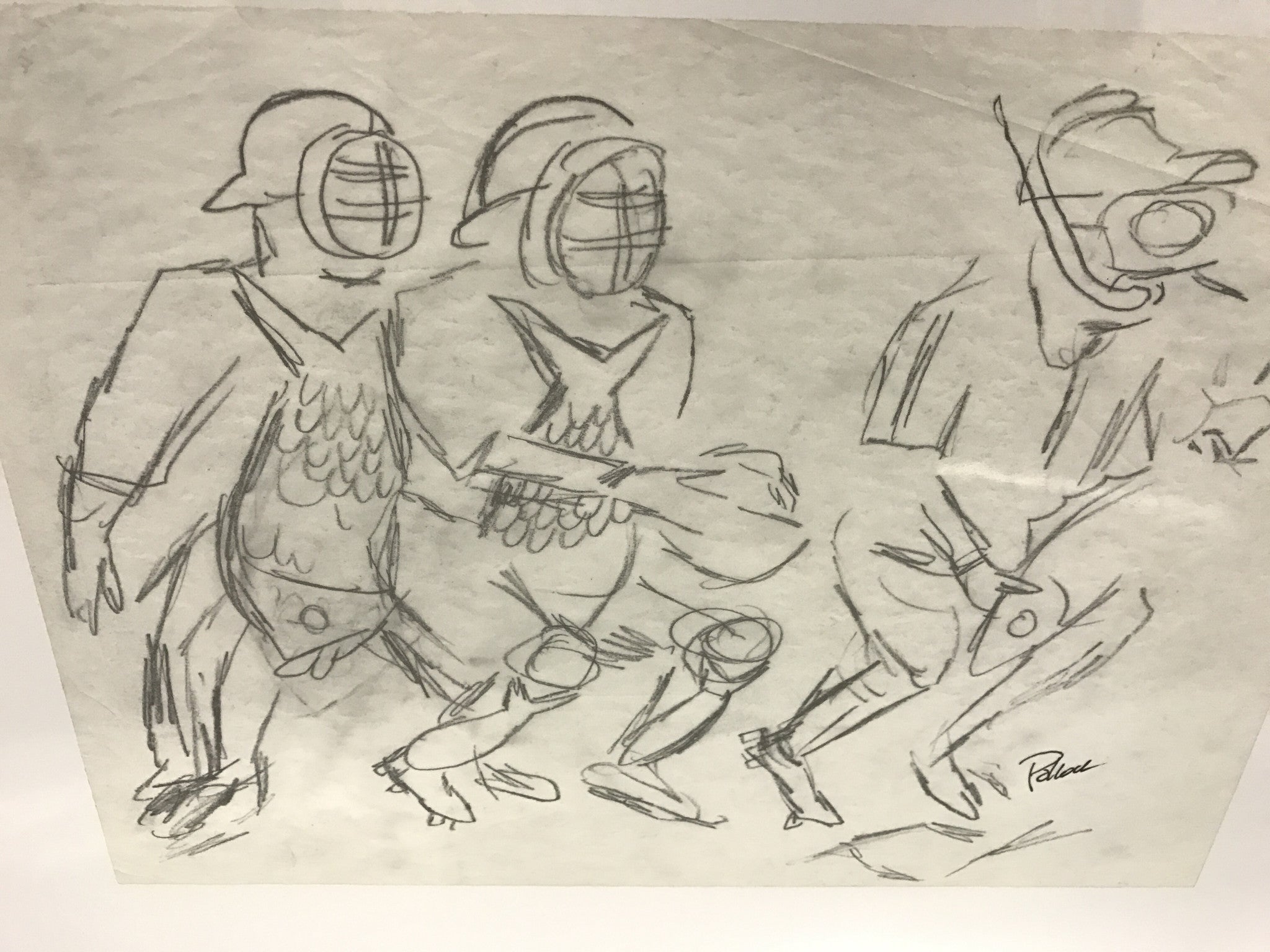 Phish Chicago '94 Baseball Card OG Pencil Concept Sketch
