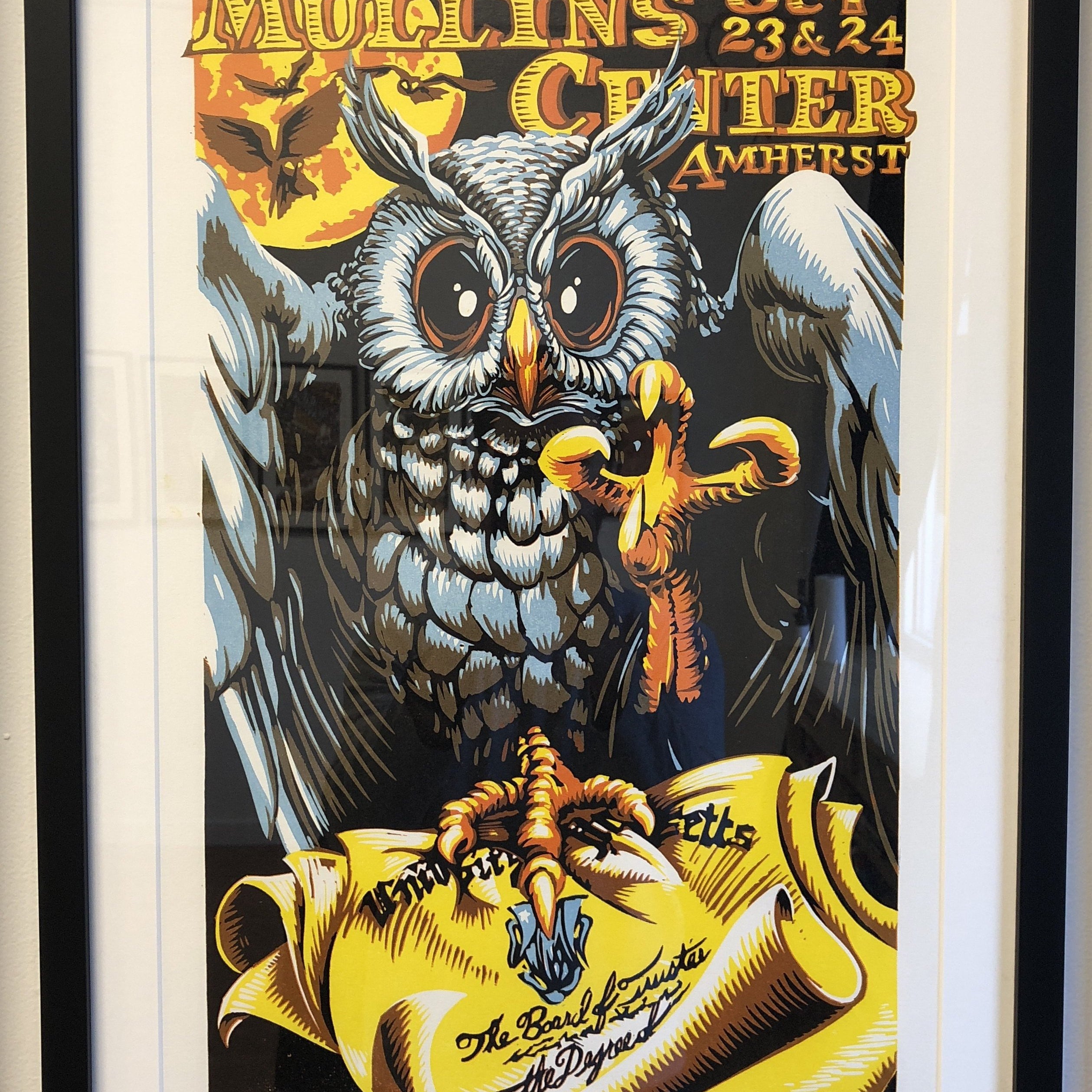 AJ Masthay "Amherst Owl" - Framed