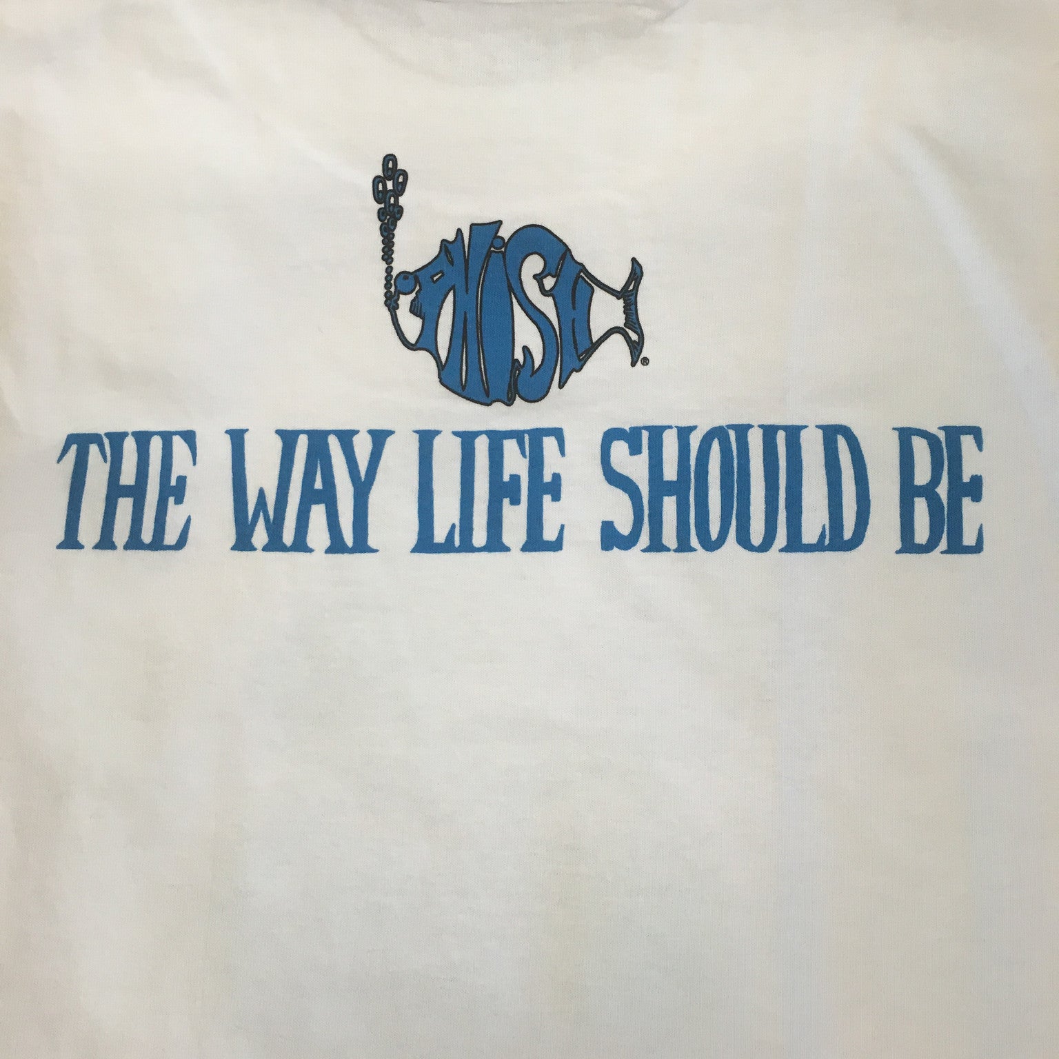 T-Shirt: White Phish '99 Portland, Maine the way life should be - XL