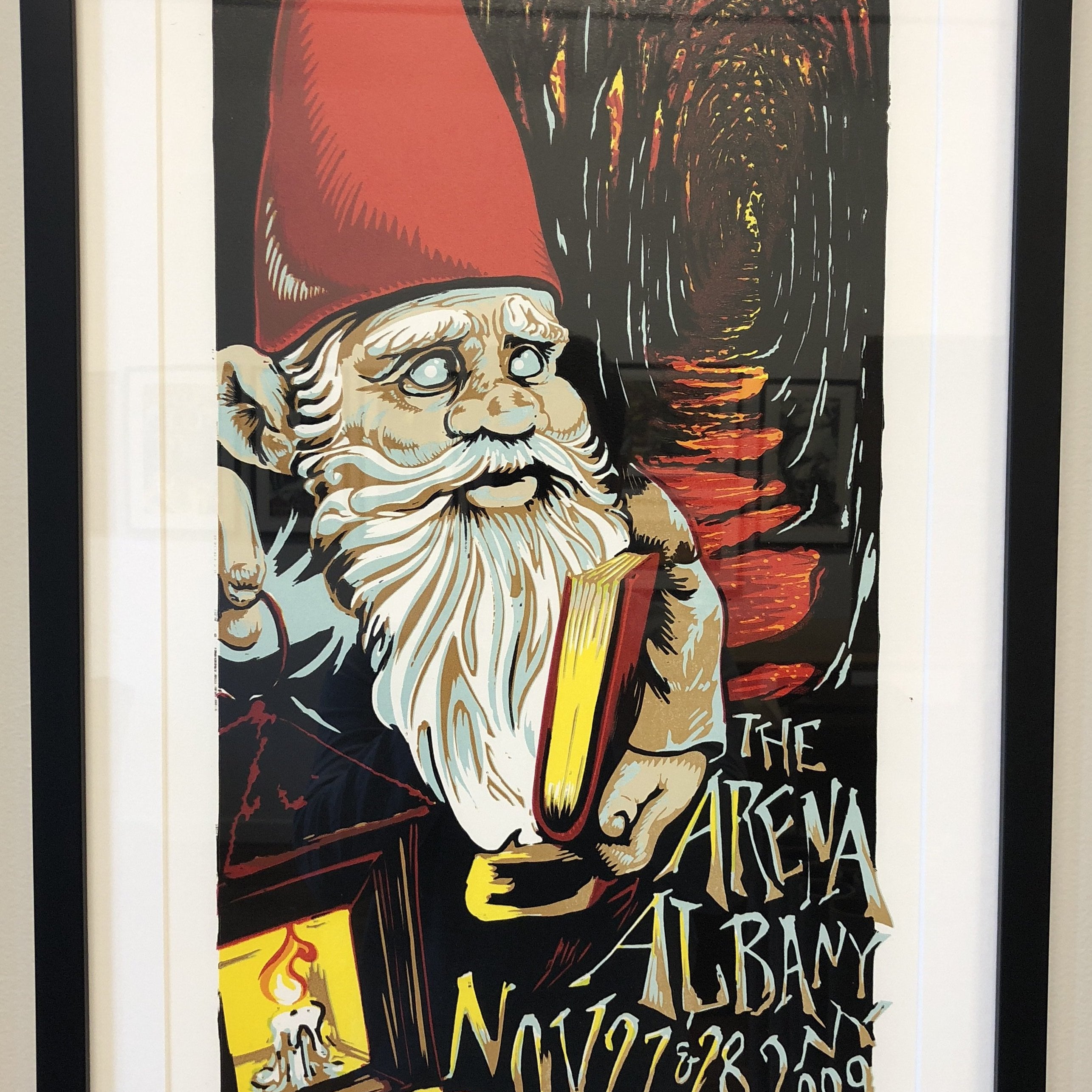 AJ Masthay "Albany Terror Gnome" - Framed