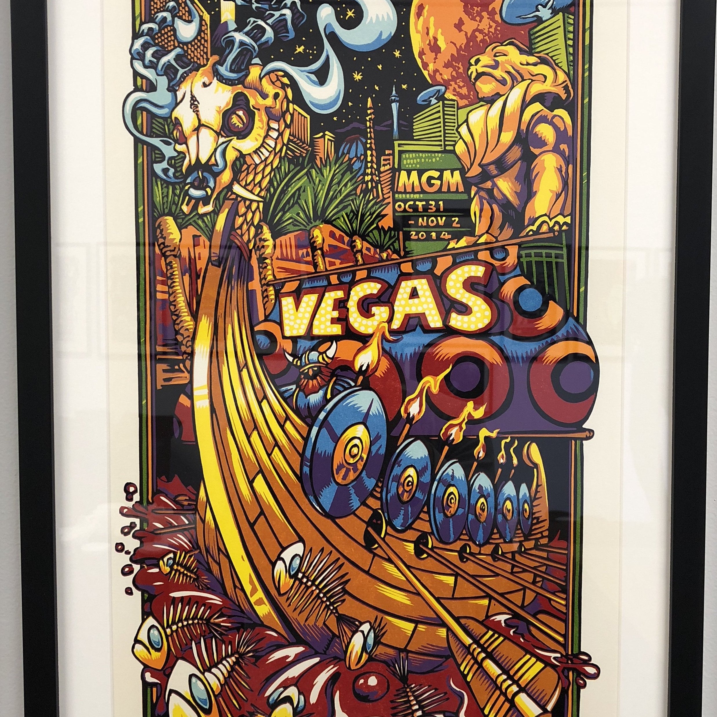 AJ Masthay "Vegas Viking Warrior" - Framed