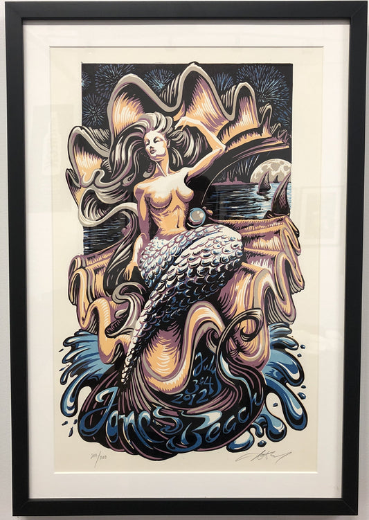 AJ Masthay "Jones Beach Mermaid" - Framed