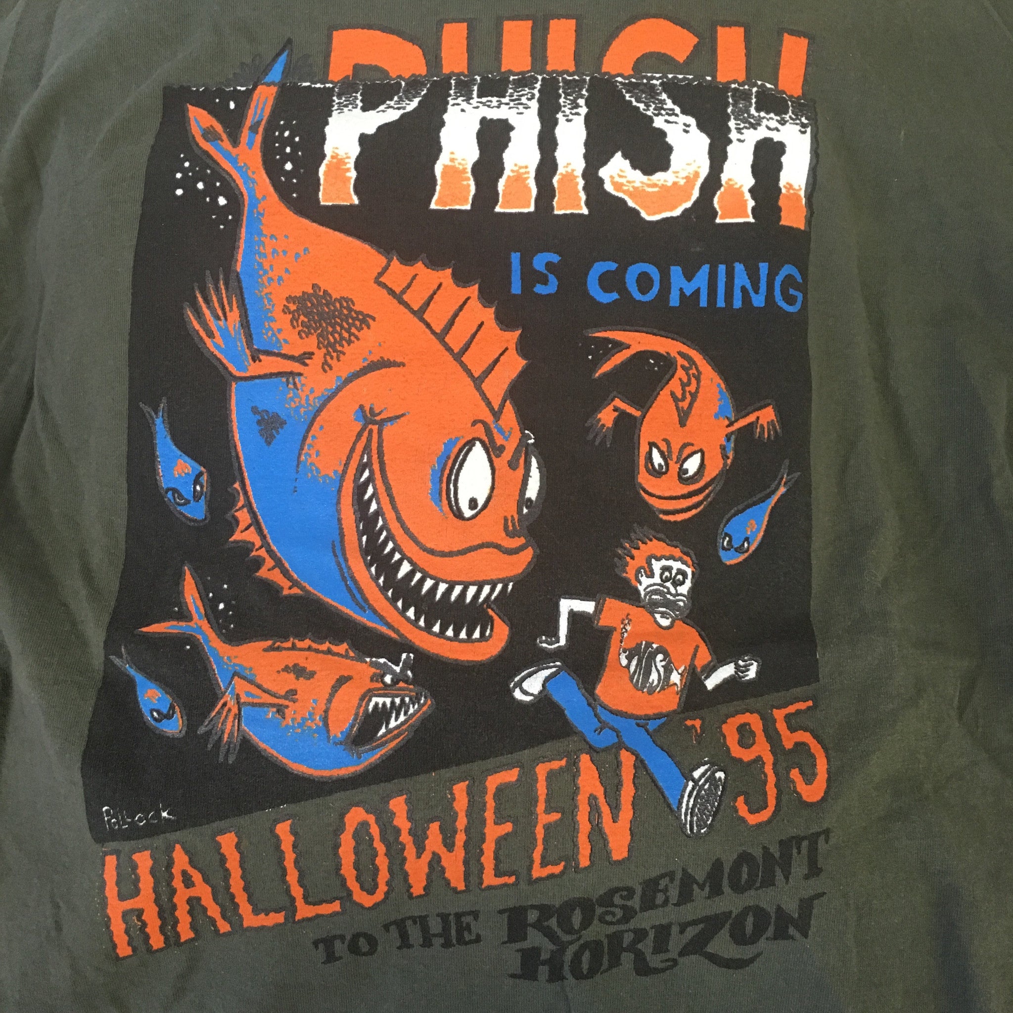 T-Shirt: Dark Gray Glow in the Dark Halloween '95 - L