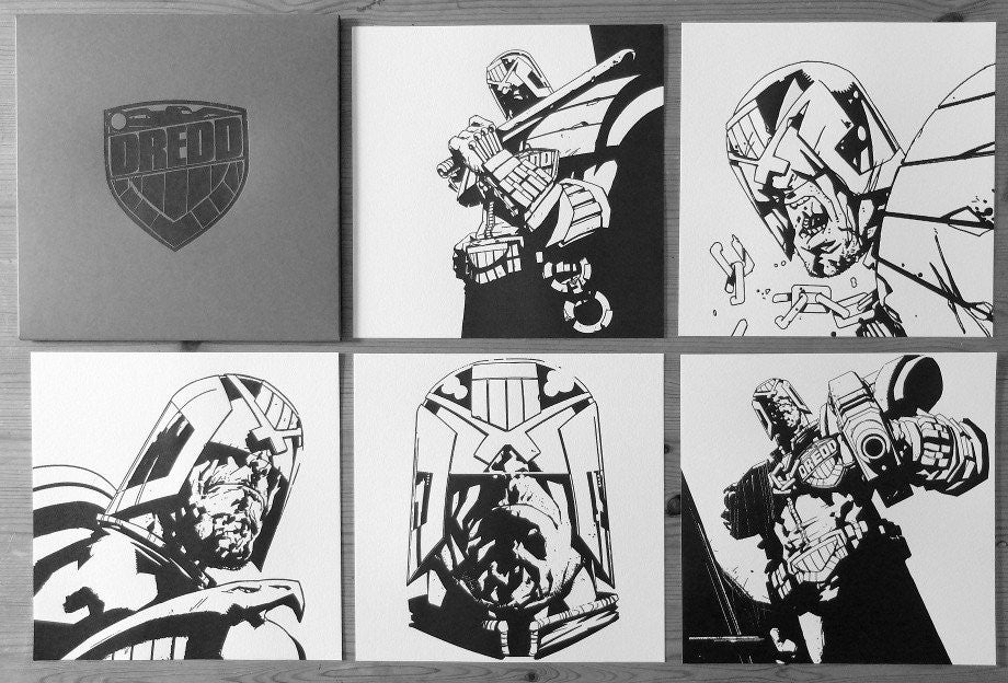 Jock "Judge Dredd" Letterpress Set