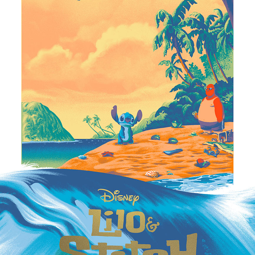Mark Englert "This is my fam" (Lilo & Stitch) Metallic Title