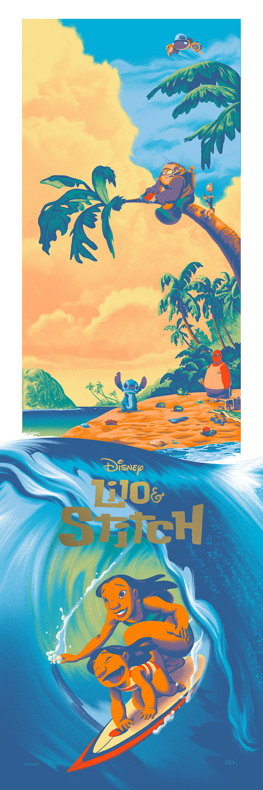 Mark Englert "This is my fam" (Lilo & Stitch) Metallic Title