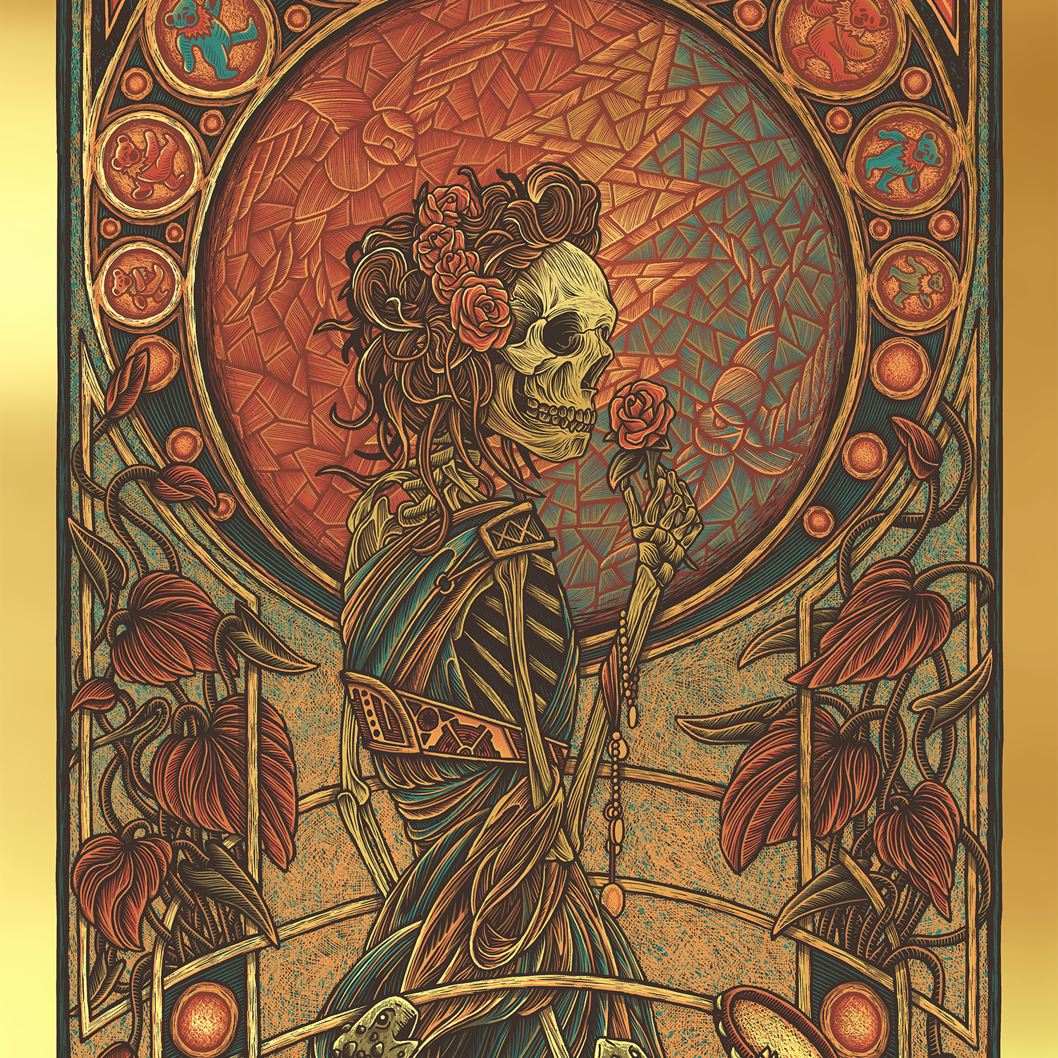Luke Martin "Grateful Dead" Foil Edition