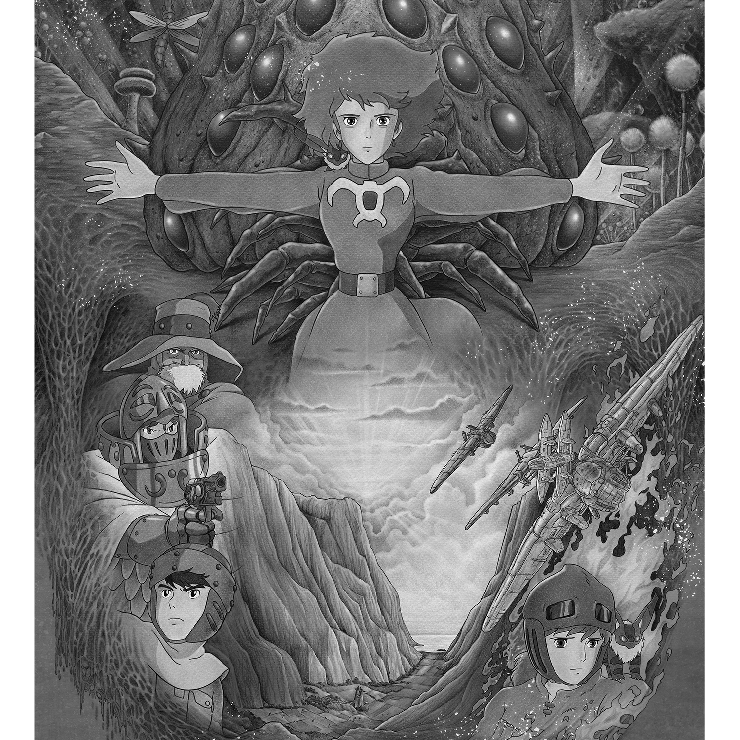 Andrew Roland "Nausicaä" B&W Variant