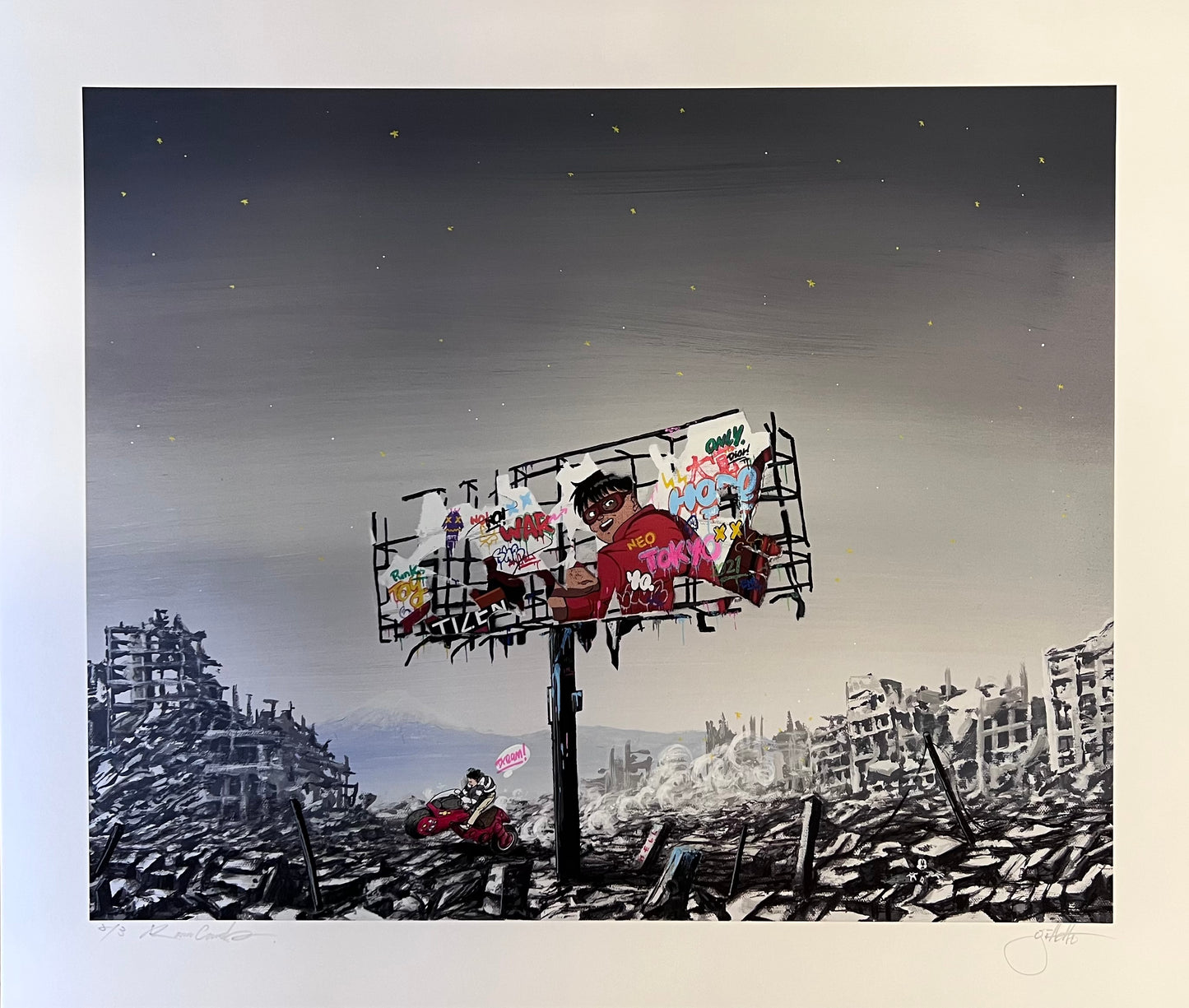 Ruined Signed - Neo Tokyo - Roamcouch Hand Embellished
