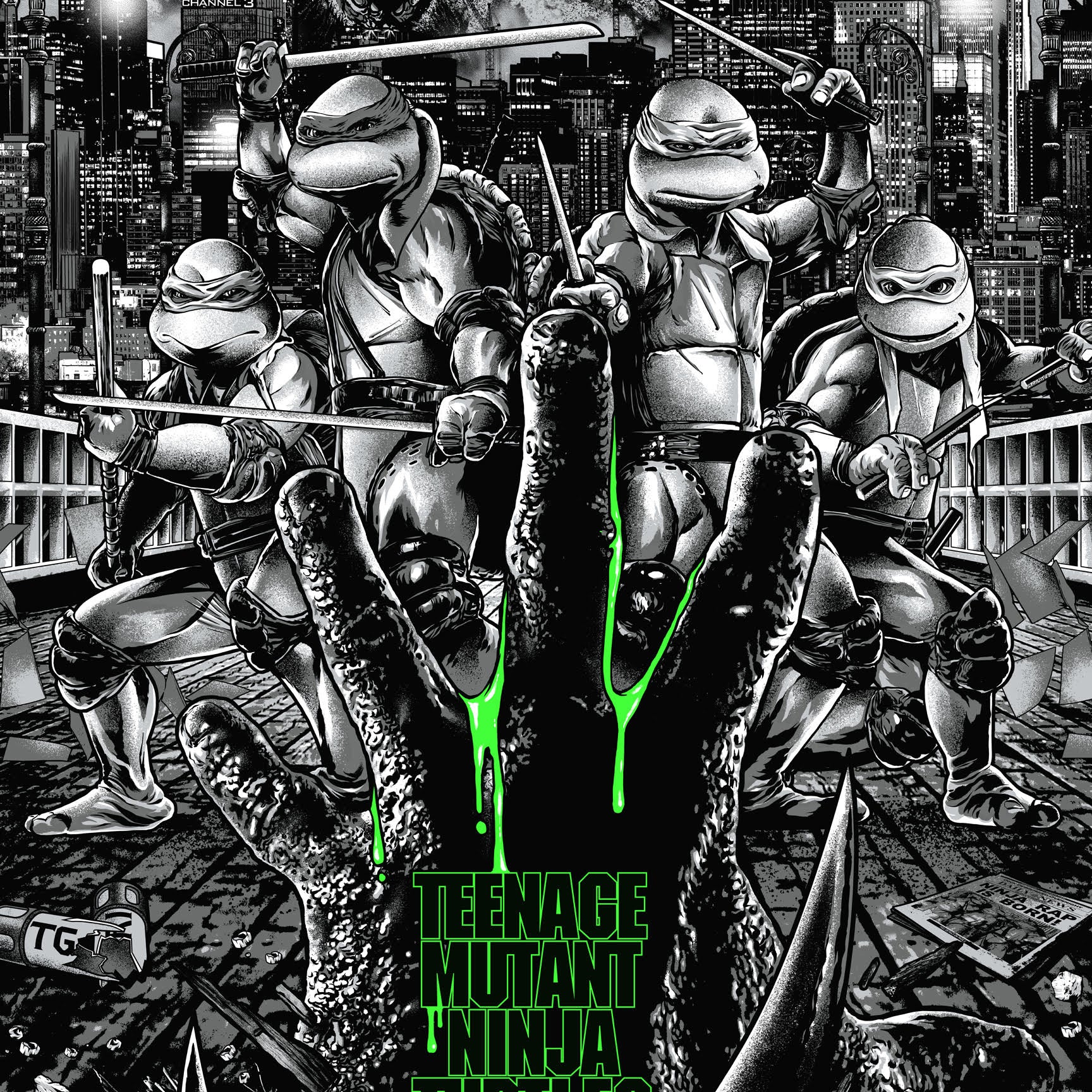 Anthony Petrie "TMNT 2: Secret of the Ooze" Variant