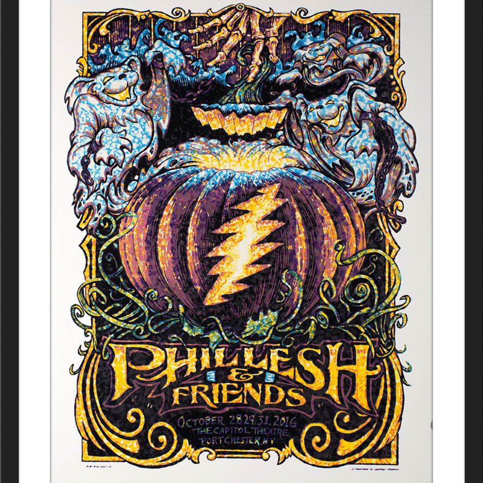 AJ Masthay "PHIL-O-WEEN" Watercolor