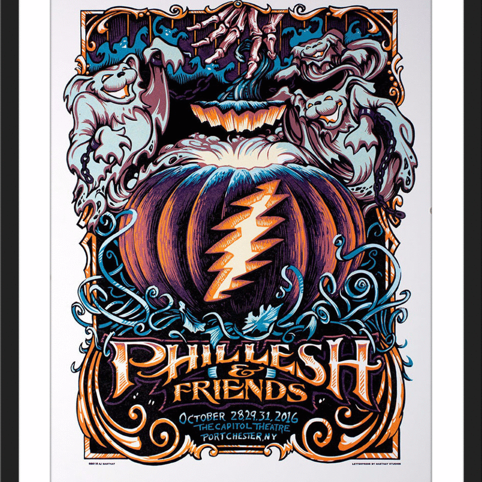 AJ Masthay "PHIL-O-WEEN" Blue Colorway