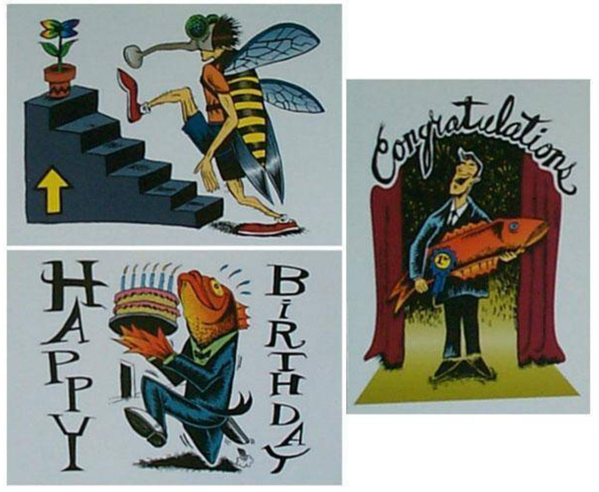 1994 Phish Bee Going Upstairs (2000 postcard) Proof