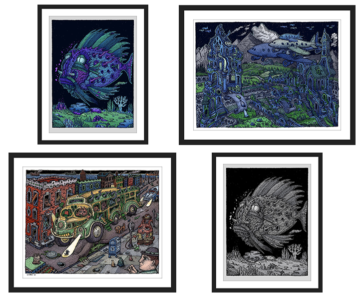 David Welker "Open Studio Print Set"
