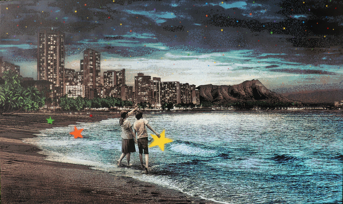 Roamcouch "When You Wish Upon a Star - Hawaii" Original Canvas