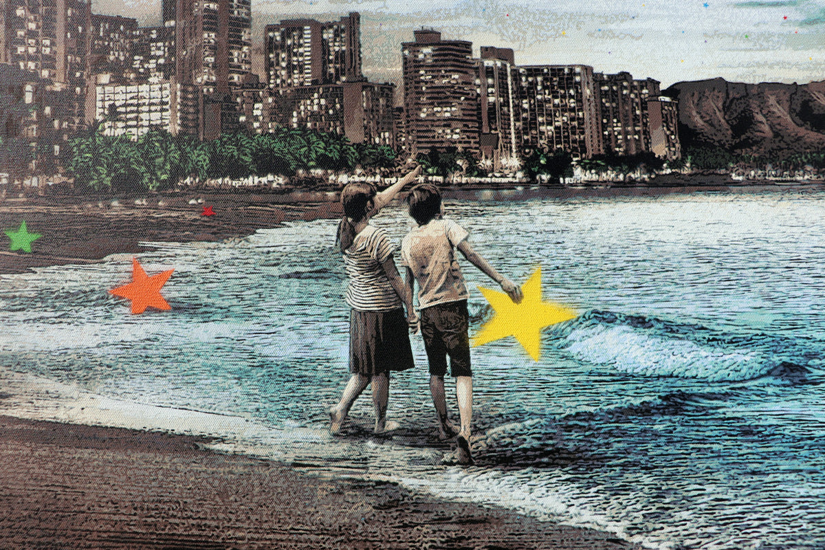 Roamcouch "When You Wish Upon a Star - Hawaii" Original Canvas