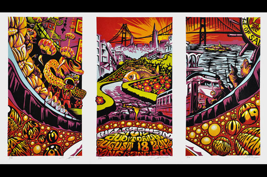 AJ Masthay "San Francisco" Triptych