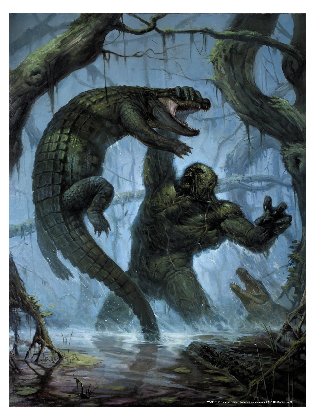 E.M. Gist "Swamp Thing" Art Print Edition