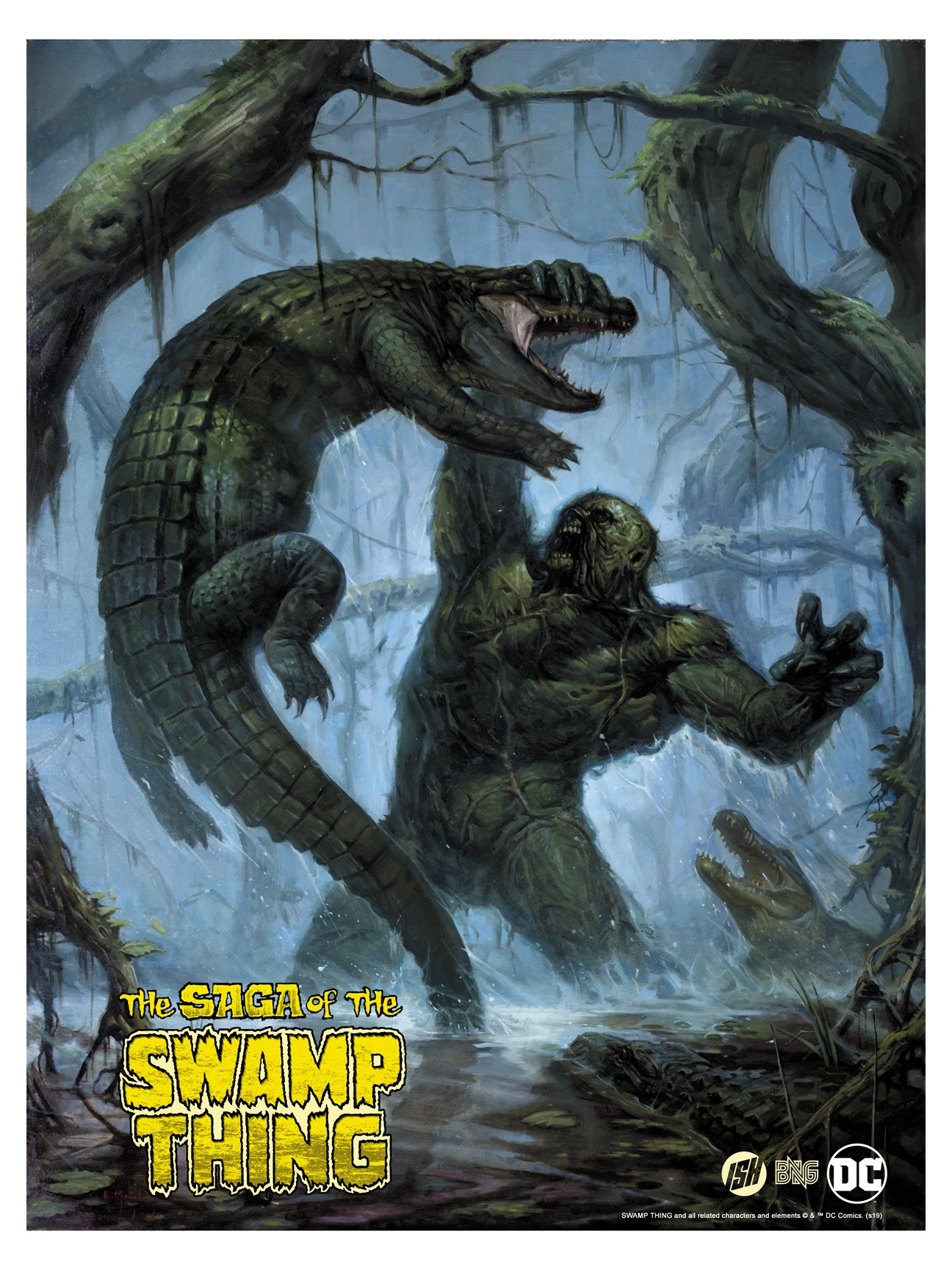 E.M. Gist "Swamp Thing" Titled Edition
