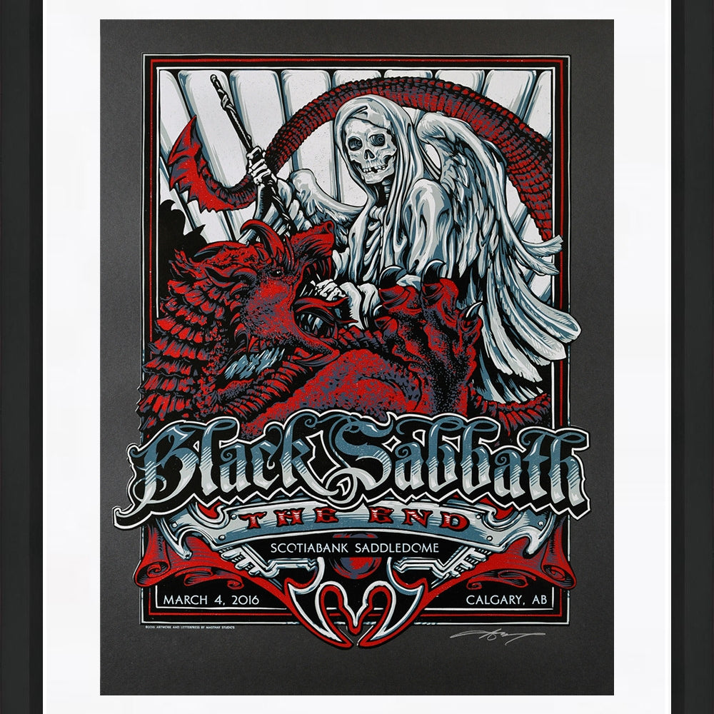 AJ Masthay "Black Sabbath - Calgary" OLD