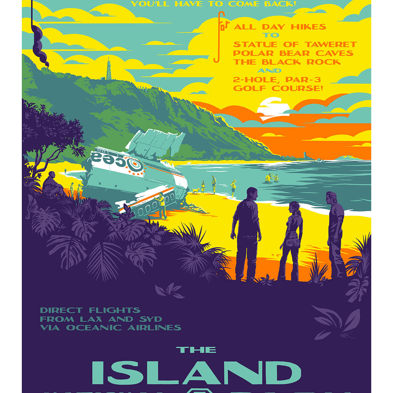 Mark Englert "The Island National Park" Regular + Charity Edition SET