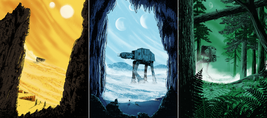 Matt Saunders "Star Wars Trilogy" SET