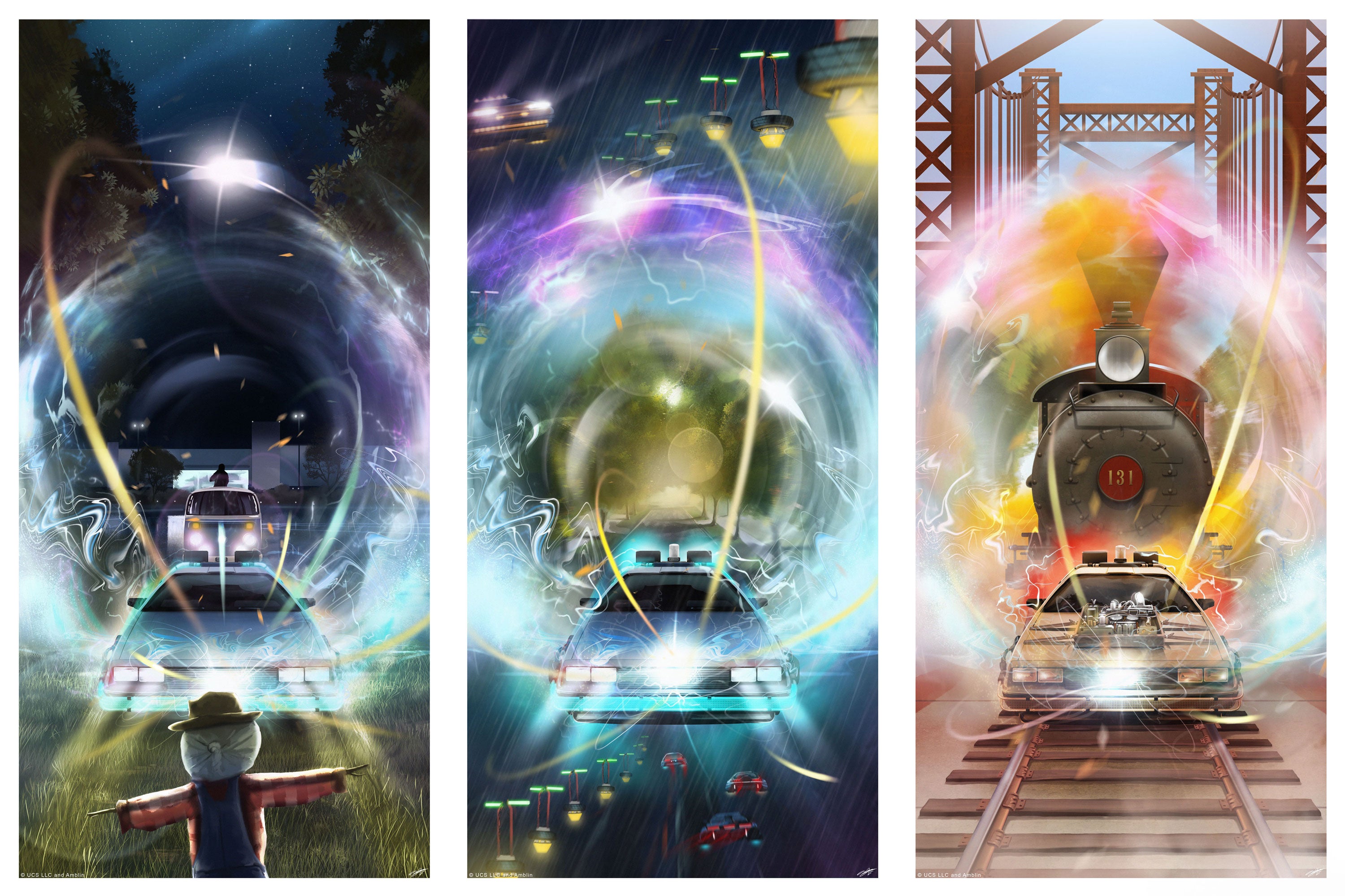 Andy Fairhurst "Back to the Future: Trilogy" Foil Variant SET