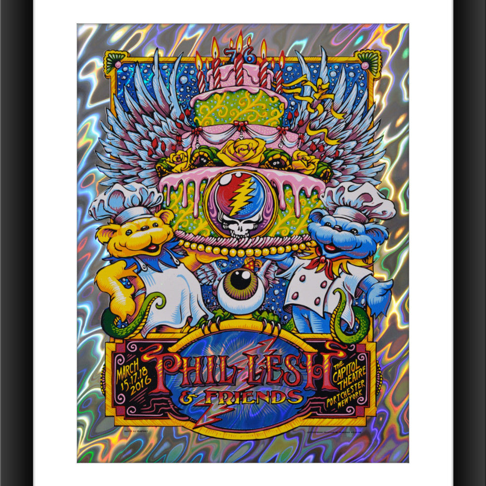 AJ Masthay "Phil Lesh & Friends - Capitol Theatre" Lava Foil