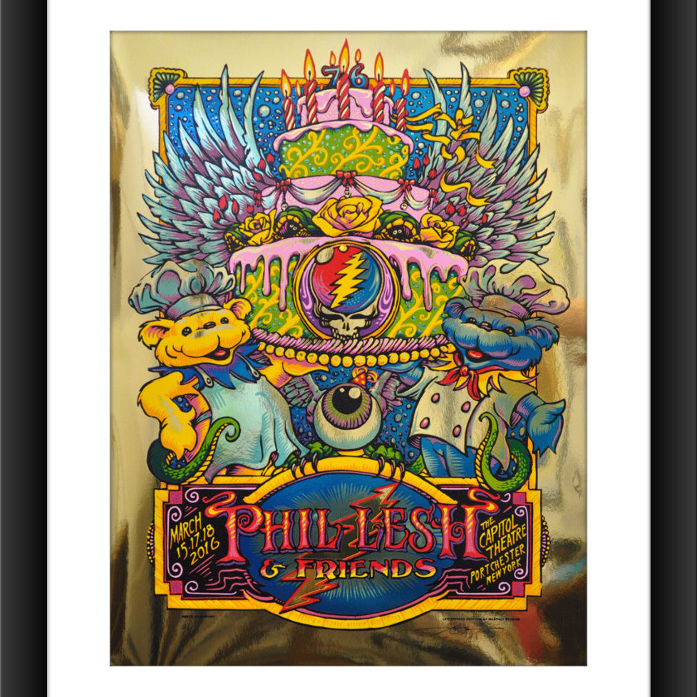 AJ Masthay "Phil Lesh & Friends - Capitol Theatre" Gold Foil