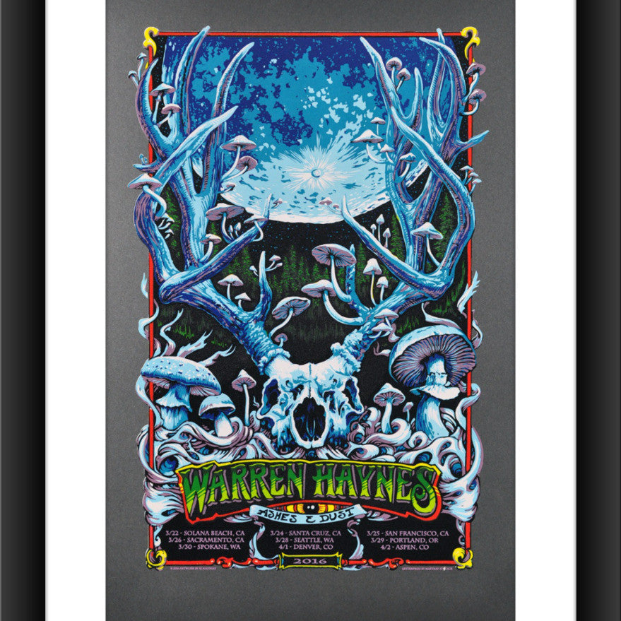 AJ Masthay "Warren Haynes - Spring 2016" AE Black Onyx